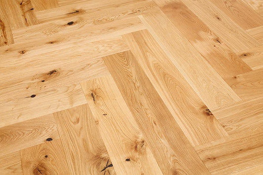 14x130mm European Rustic Oak Panettone Oiled Engineered Wood Herringbone Flooring