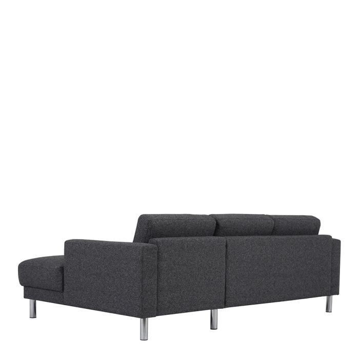 Cleveland Chaiselongue Sofa Right Hand in Nova Anthracite