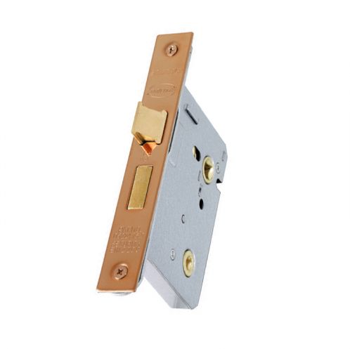 65mm Mortice Bathroom Lock Bronze