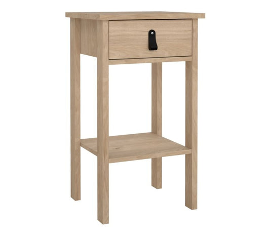 Barcelona Bedside Table with 1 Drawers in Jackson Hickory Oak