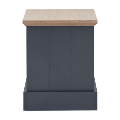 Kendal Lamp Table In Slate Blue