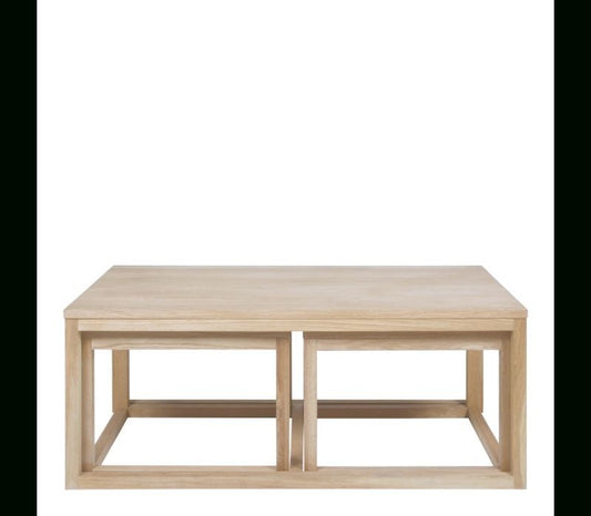 Cornus Coffee Table in Oak Set of 3