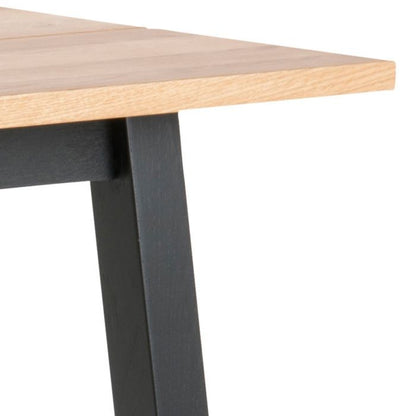 Chara Bar Table in Black & Oak