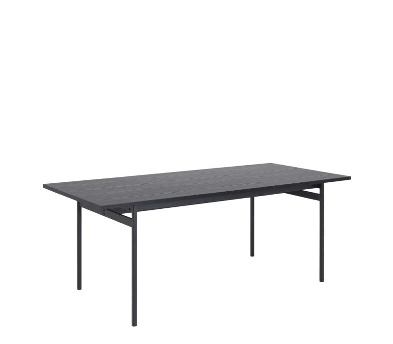 Angus 200cm Dining Table in Black