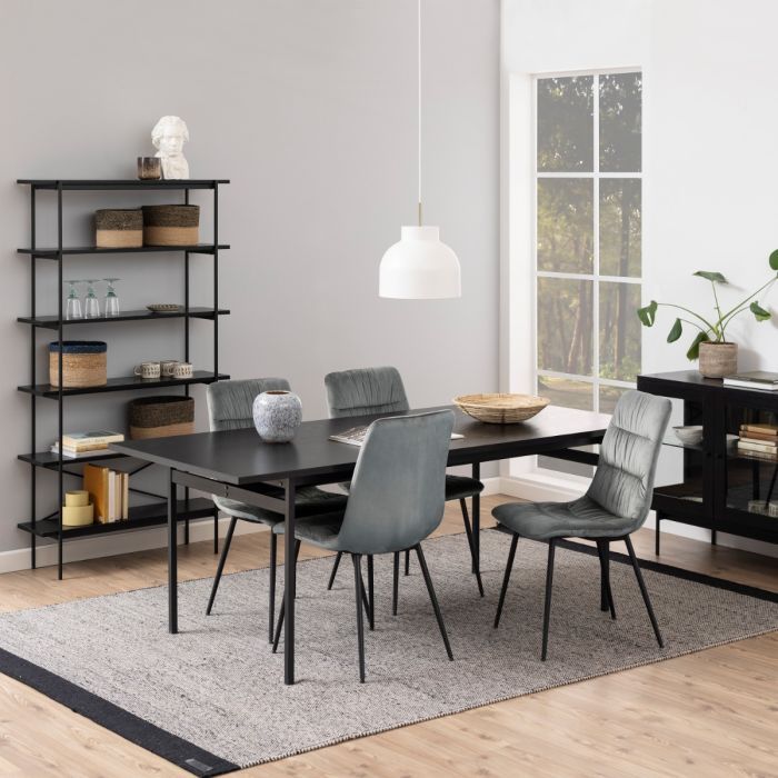 Angus 200cm Dining Table in Black