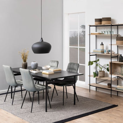 Angus 200cm Dining Table in Black