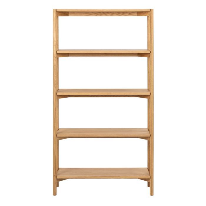 Braidwood bookcase with 4 shelves in Oak