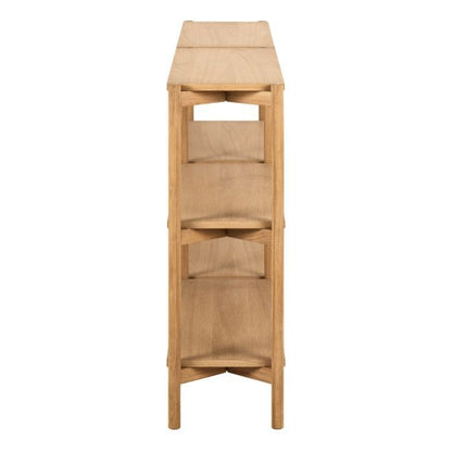 Braidwood Bookcase with 4 Shelves in Oak