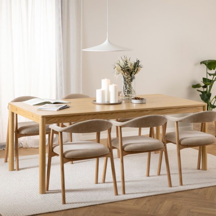 Atlantic Dining Table in Oak 200cm