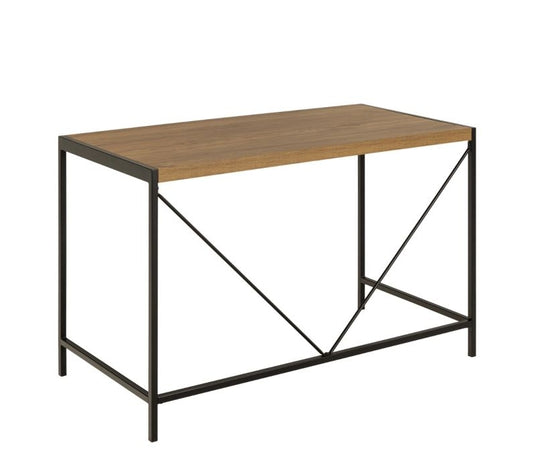 Bahamas Office Desk in Black and Oak