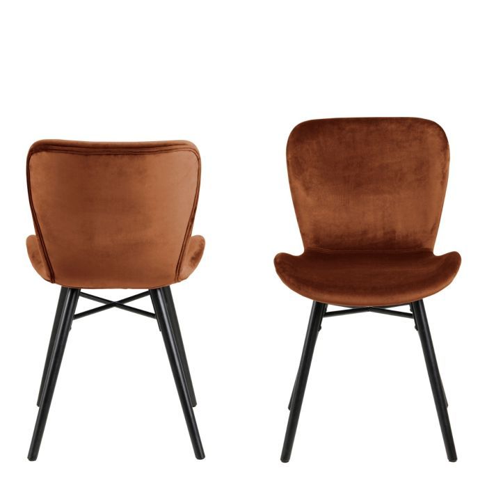 Batilda Dining Chair in Copper Set of 2