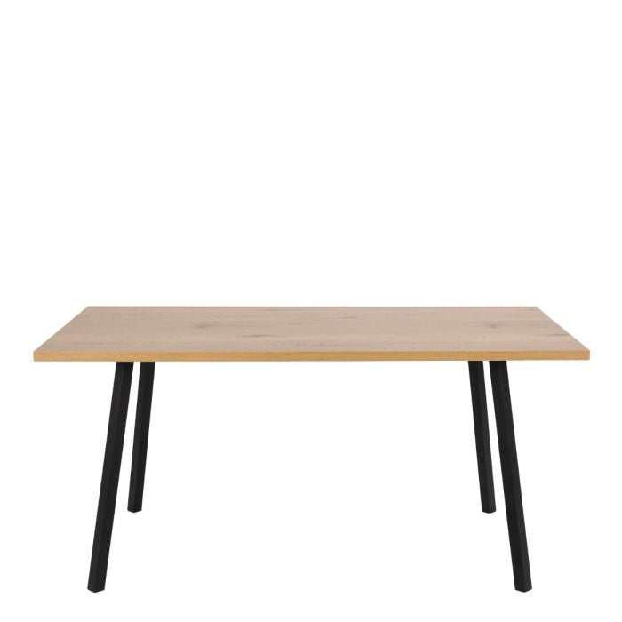 Cenny Dining Table in Oak & Black