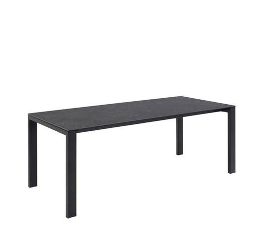 Brentford Matt Black Ceramic Dining Table