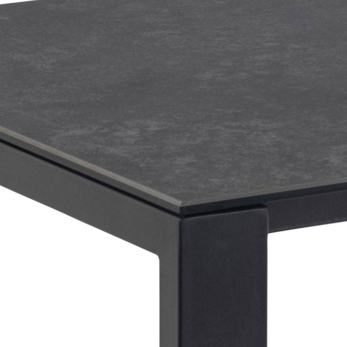 Brentford Matt Black Ceramic Dining Table