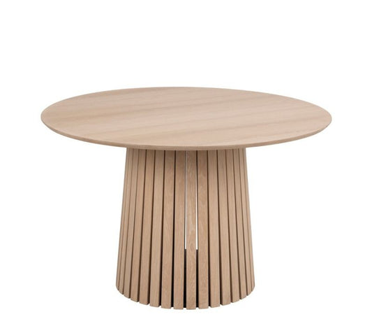 Christo Round Dining Table in White Oak