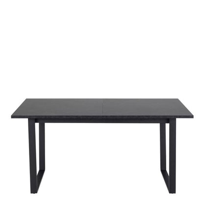 Amble Dining Table with Black Marble Effect Extendable