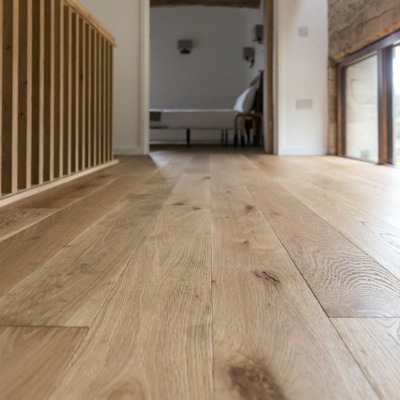 Engineered Oak Alpine Upland Oak Rustic Flooring 14x150mm Brushed & Oiled