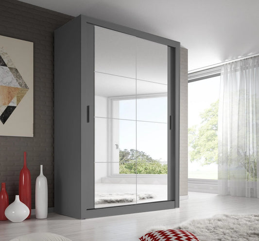 Arti Style 19 120cm 2 Sliding Door Mirrored Wardrobe