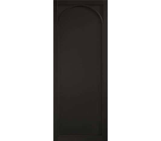 Internal Black Melrose Pre-Finished Door Panelled Industrial Style