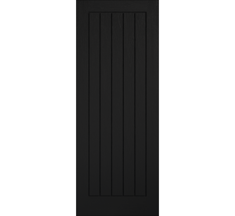 Internal Black Mexicano Pre-Finished Door