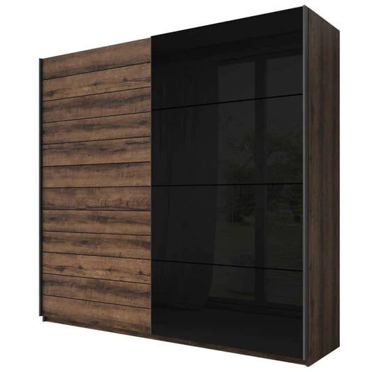 Galaxy Oak Monastery 2 Sliding Door Wardrobe - 3 Sizes