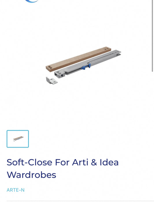 Soft-Close For Arti & Idea Wardrobes