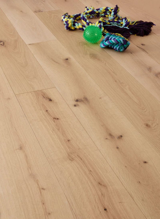 Brooks Floor Balmoral Colours Raw Oak Engineered Flooring 14x190mm