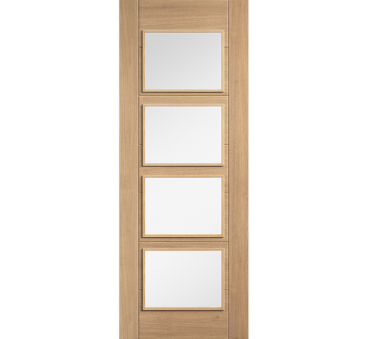 Internal Oak Carini 4L Pre-Finished Door