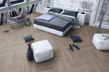 Lignum Fusion Premium 12mm Riverbed Oak Herringbone Laminate Flooring