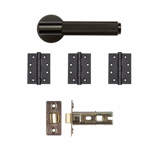 Sparta Handle Latch Kit Matt Black Finish