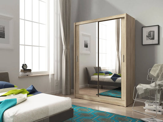 Maja 150cm Sliding Door Wardrobe 2 Colours