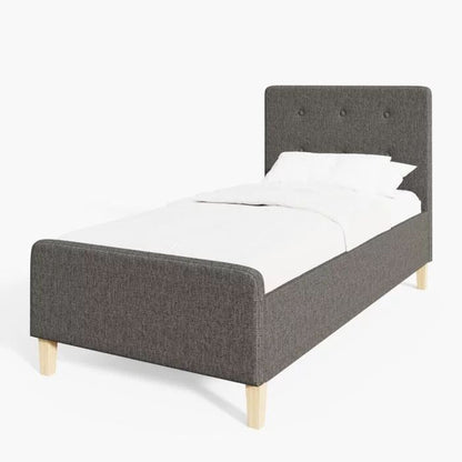 Ashbourne Grey Luxury Fabric Ottoman Single Bedstead