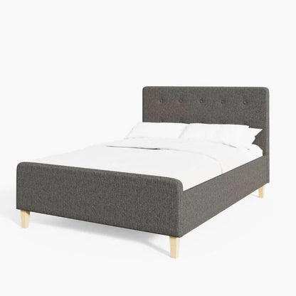 Ashbourne Grey Luxury Fabric Ottoman Double Bedstead