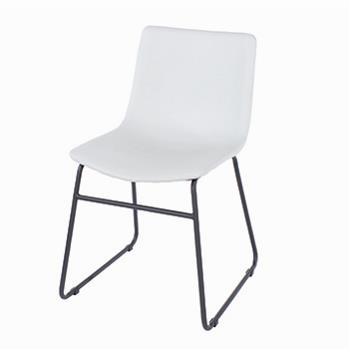 Aspen Grey PU Dining Chairs Pair