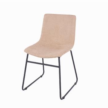 Aspen Sand Fabric Dining Chairs Pair