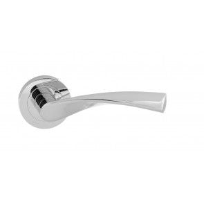 Atlantic Eco Aqua Aluminium Lever on Round Rose Polished Chrome