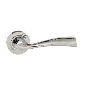 Atlantic Eco Wave Aluminium Lever on Round Rose  Polished Chrome