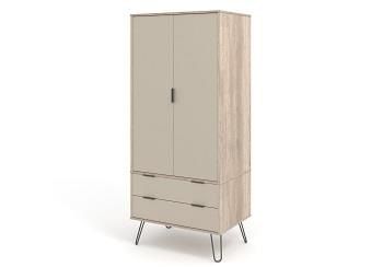 Core Augusta Driftwood 2 Door 2 Drawer Wardrobe