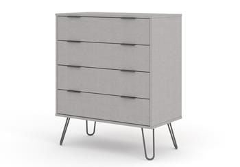 Core Augusta Grey 4 Drawer Chest