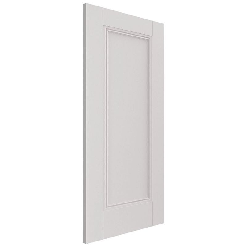 Internal White Primed Belton 1Panel Door Recessed Panels