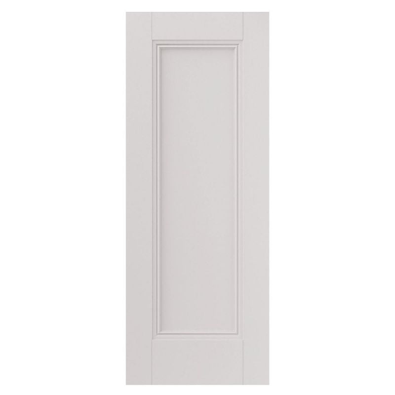 Internal White Primed Belton 1Panel Door Recessed Panels