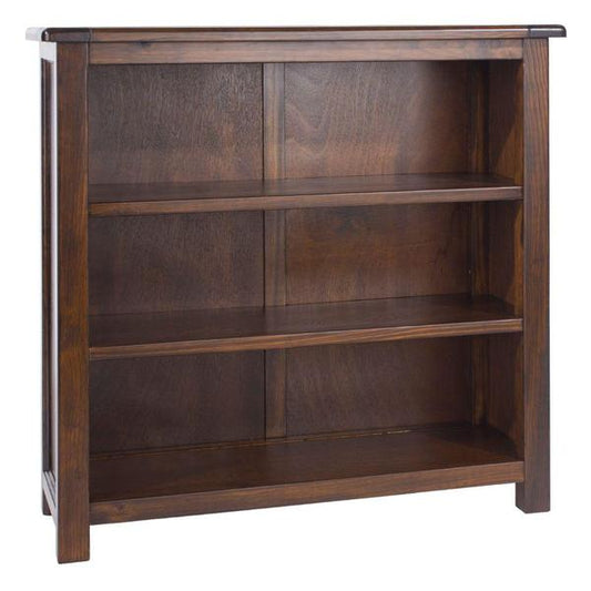 Core Boston Dark Wood Low Bookcase