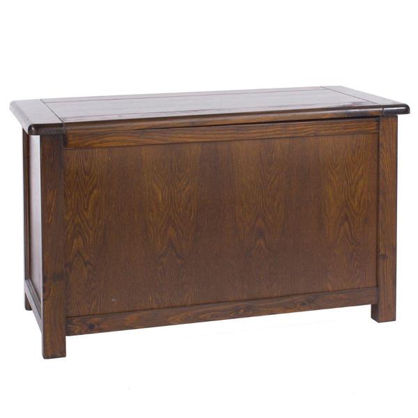 Core Boston Dark Wood Ottoman