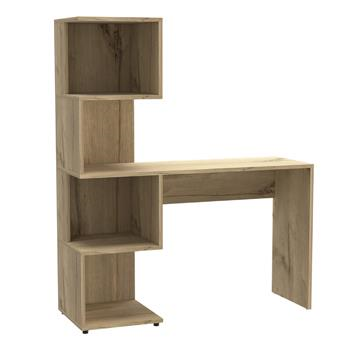 Brooklyn Desk With Tall Shelving Unit (Left Side)