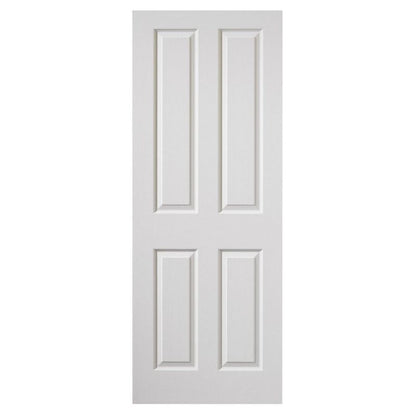 Internal White Primed 4 Panel Canterbury Grained Door