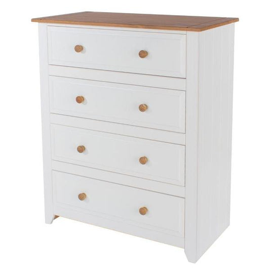 Capri 4 Drawer Wide Chest