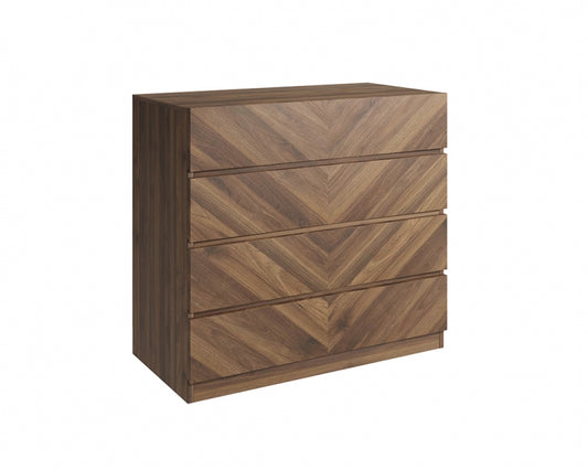 Catania 4 Drawer Chest Of Drawers Royal Walnut