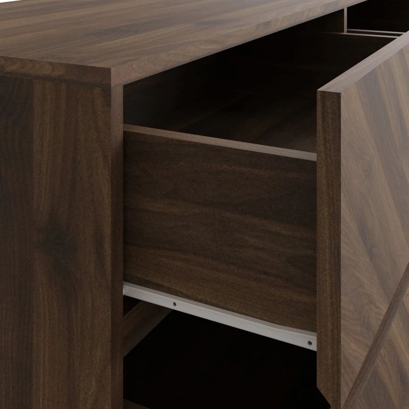 Catania 3+3 Chest Of Drawers Royal Walnut