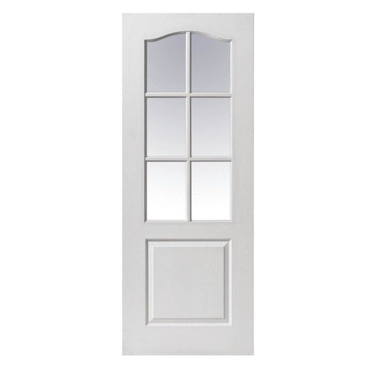 Internal White Primed Classique 6 Light Glazed Door