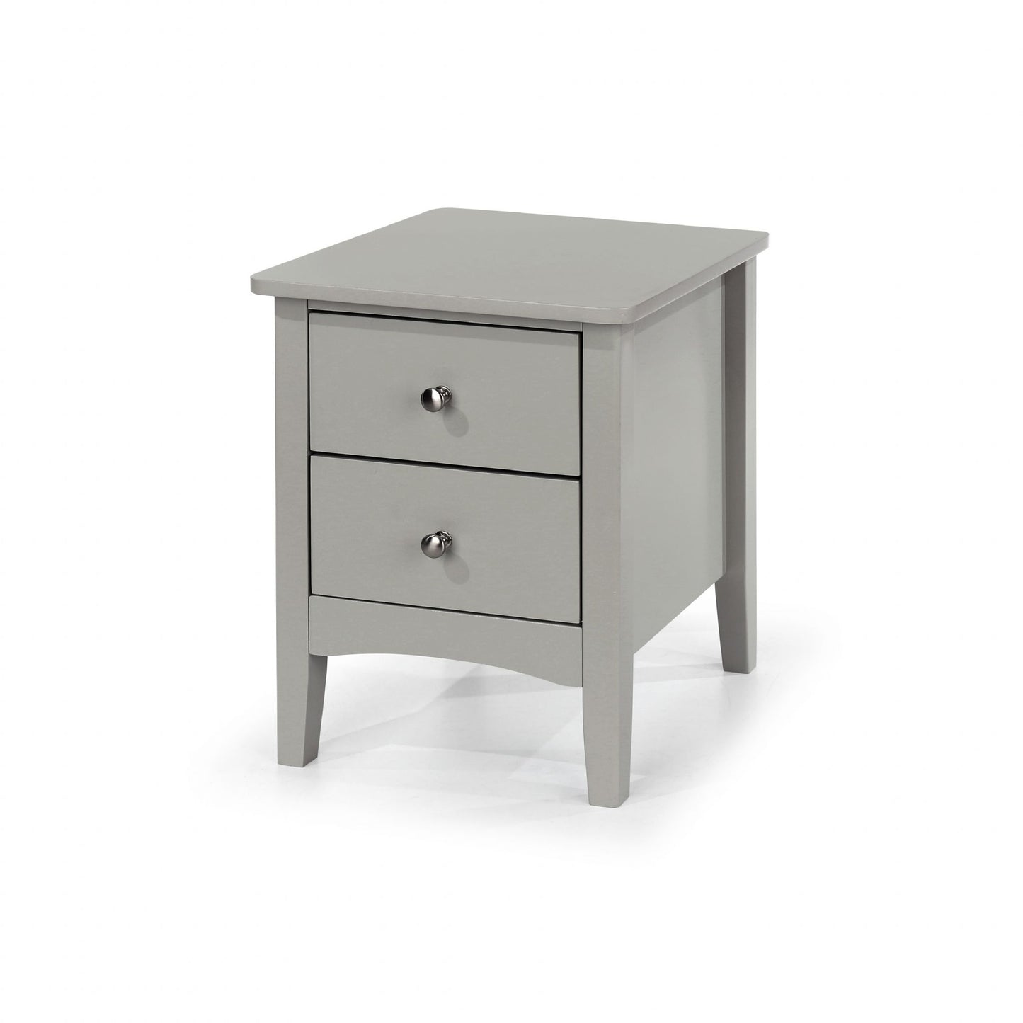 Core Como Grey Painted 2 Drawer Petite Bedside Cabinet